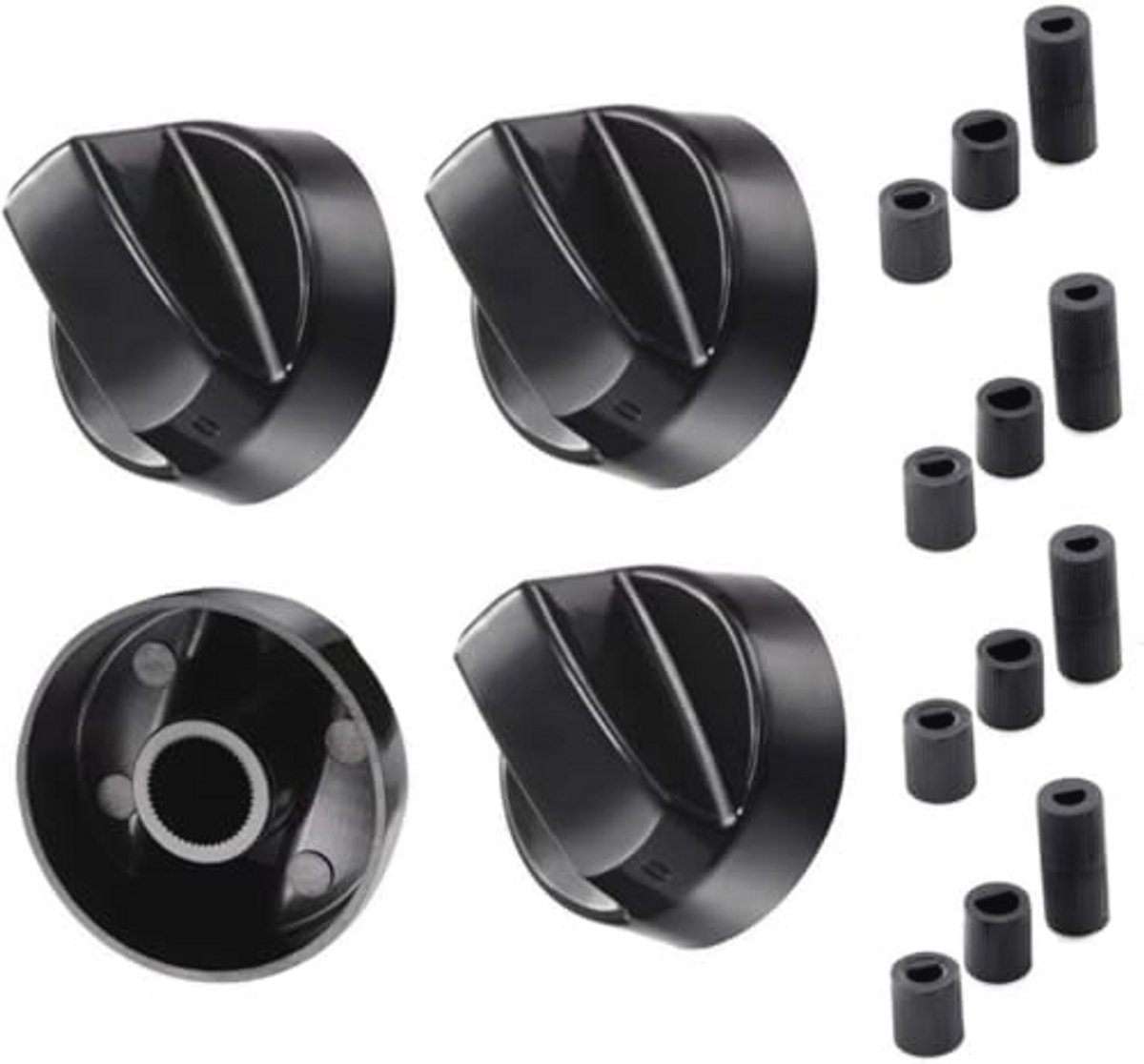 Universele Kookplaatknoppen 4 Stuks voor Fornuis en Oven