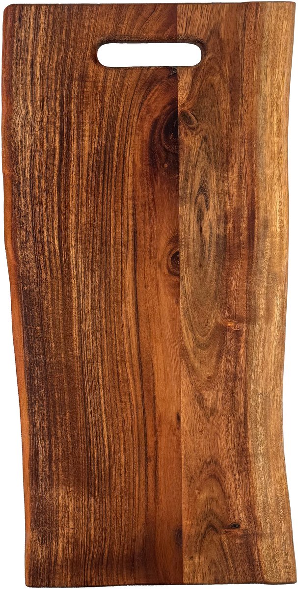 Koipa Snijplank - Rustiek - (50x25x2) Voor Keuken, Snijplanken, Serveerplank, Kaasplank, Borrelplank en Tapasplank - Snijplank Acacia Hout