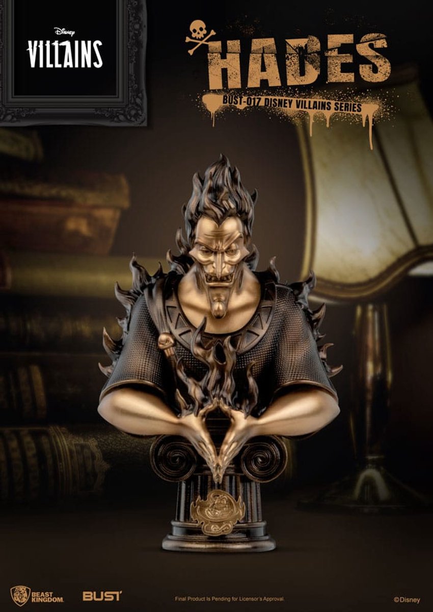 Beast Kingdom Toys Disney Villains Series PVC Bust Hades 16 cm Busts
