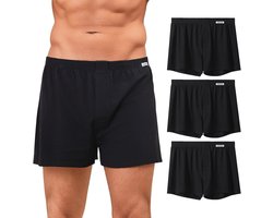 Comfortabele Heren Boxer Shorts van Katoen - Ademend en Losse Pasvorm voor Werk, Slapen en Thuis Ontspannen