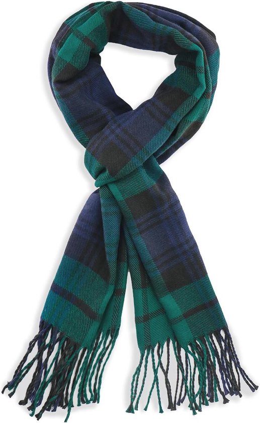 Sjaal Schotse ruit Tartan Muted Blue Dress Stewart bij