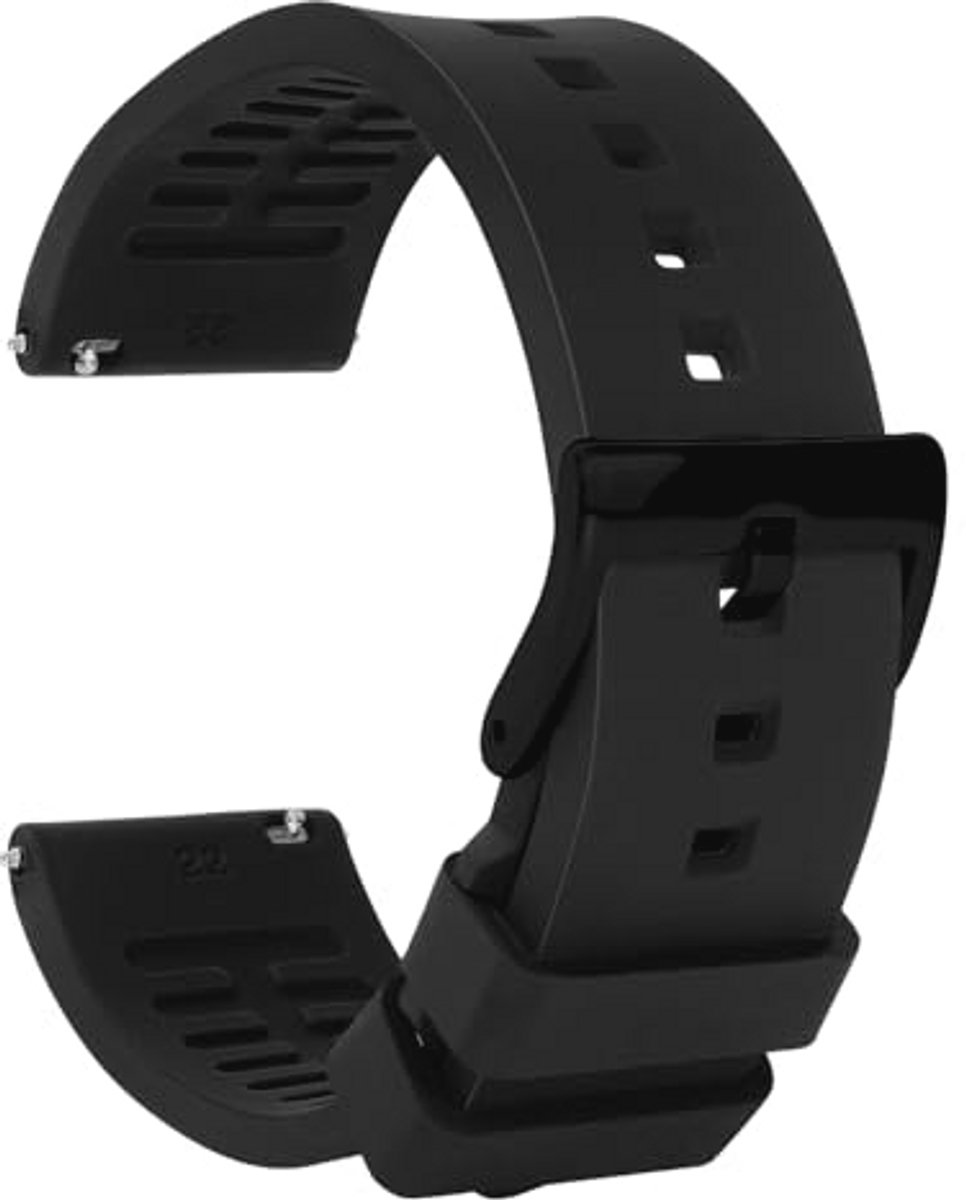 Comfortabele silicone horlogeband met snelle release - Waterdichte smartwatch band voor heren en dames - Vervangband voor militaire horloges (18mm, 19mm, 20mm, 21mm)