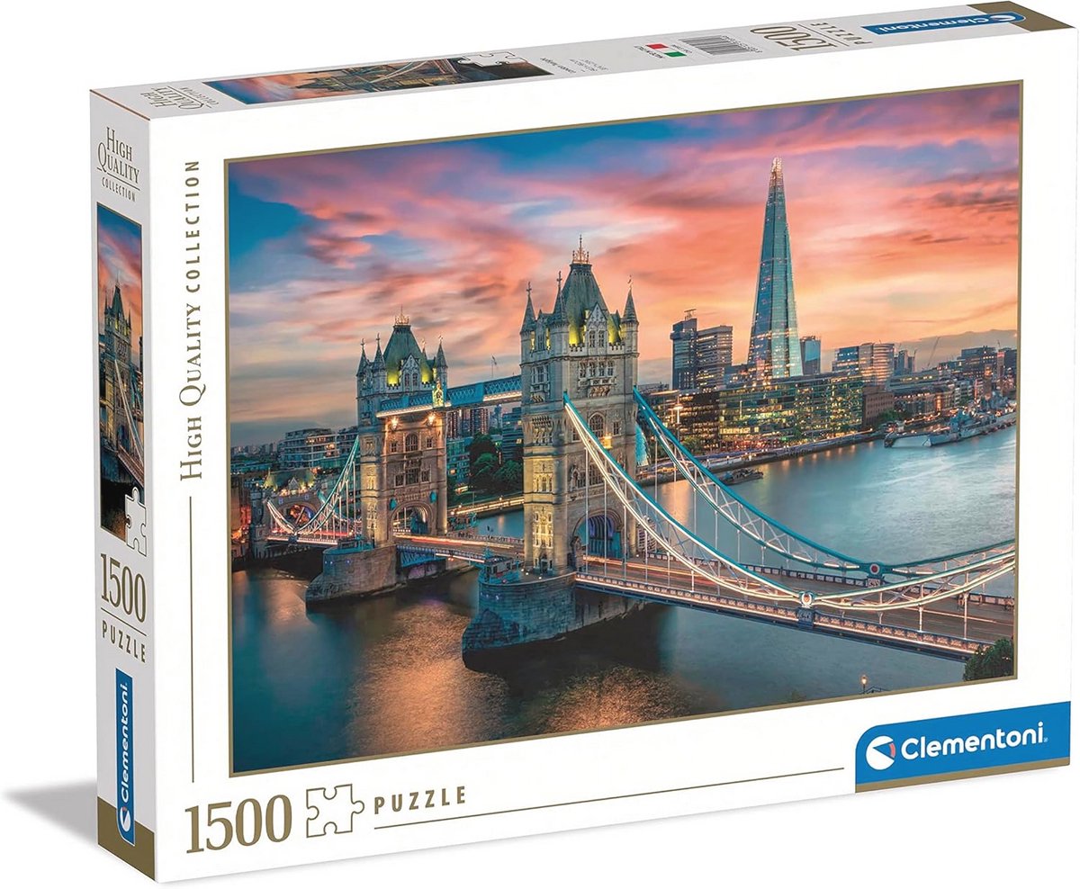 1500 delige Puzzel Londen Twilight - Hoogwaardige Puzzel voor Volwassenen en Kinderen, 10-99 jaar