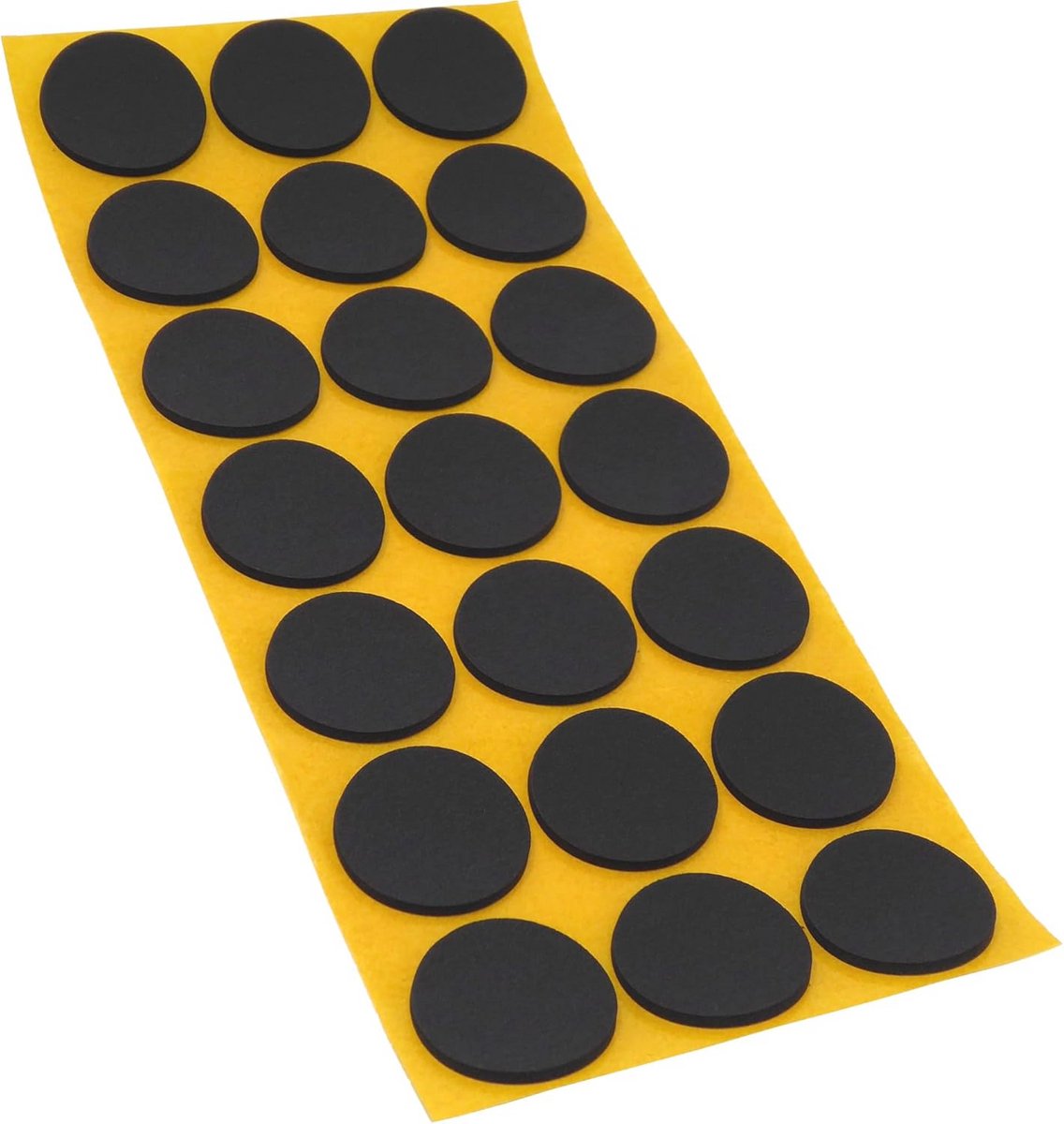 EPDM Anti-Slip Pads - 30 mm Rond, 2.5 mm Dikte, Zwart - Zelfklevend en Duurzaam