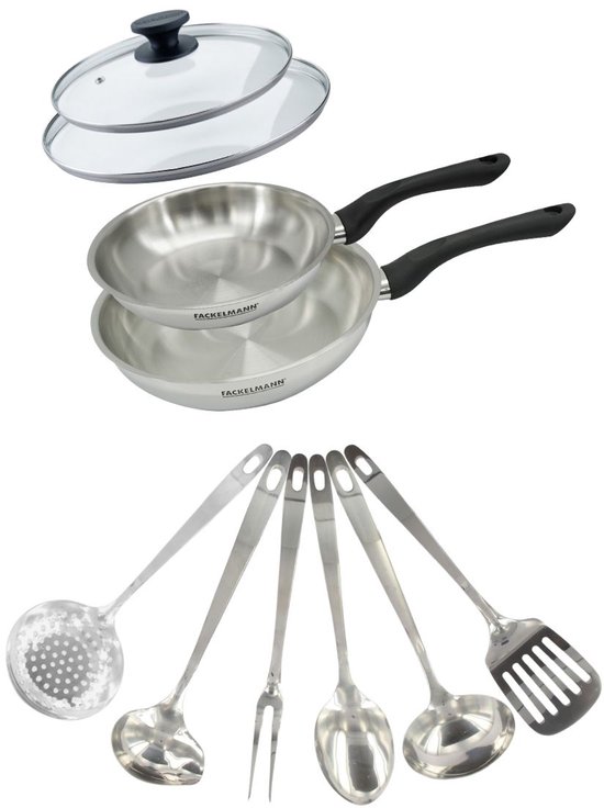 KitchenCraft Paletmessen Set – 3 Stuks, Roestvrij Staal, Recht En Gebogen, Voor Taartdecoratie, Glazuur En Bakken, Zwart/zilver
