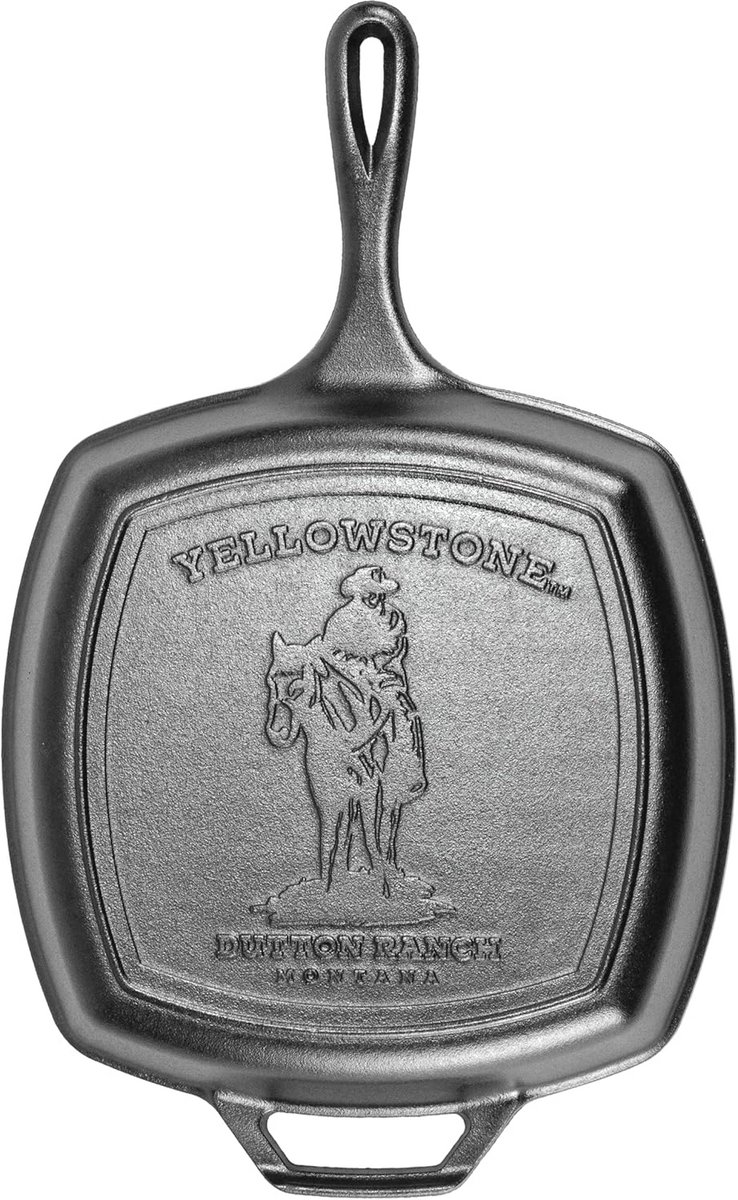 10.5" vierkante grillpan voor avontuurlijke koks