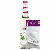 Monin Siroop Mojito Mint 70 cl + Pompje