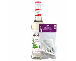 Monin Siroop Mojito Mint 70 cl + Pompje
