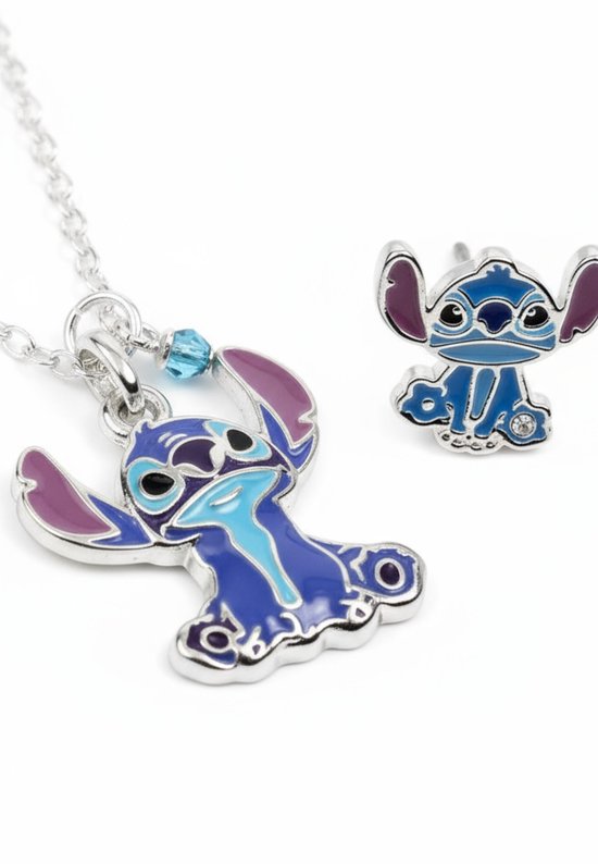 Collier Lilo & Stitch pour femme - Couleur argent - Standard