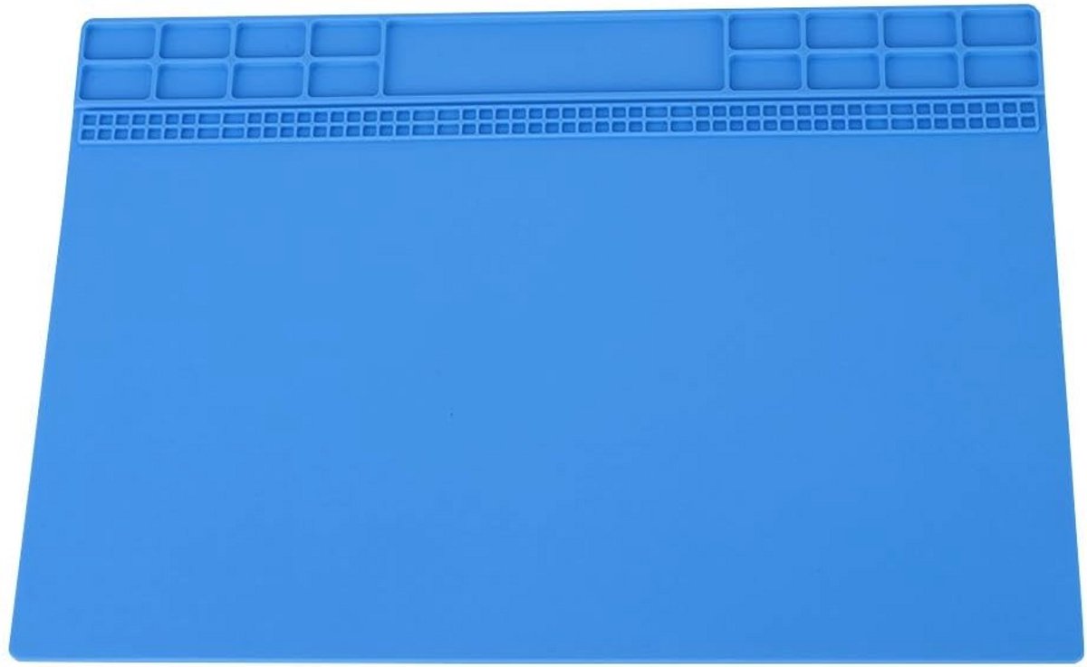 Hittebestendige siliconen isolatiepad 350x250 mm voor telefoons en computers
