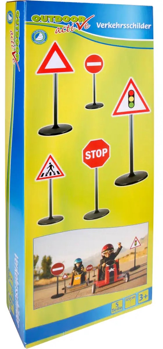 OA Verkehrsschilder 5-teilig, Höhe 65cm