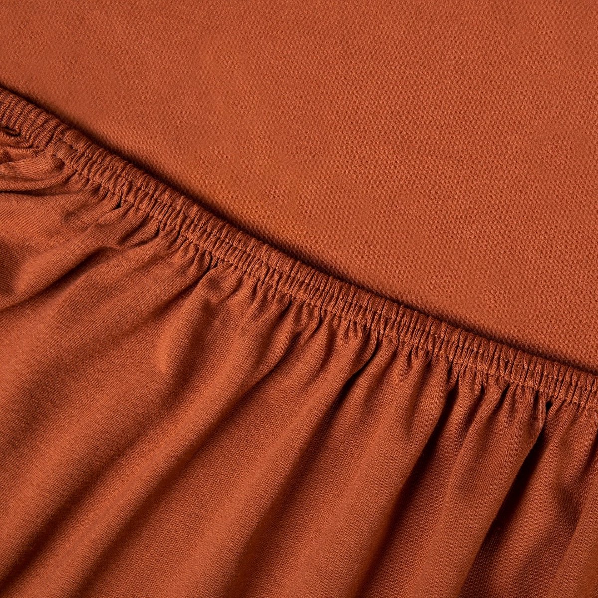 Kayori Saiko Hoeslaken Premium Jersey - 180-200x200-220cm - Matrasdikte 35 cm - Biologisch Katoen - Leather