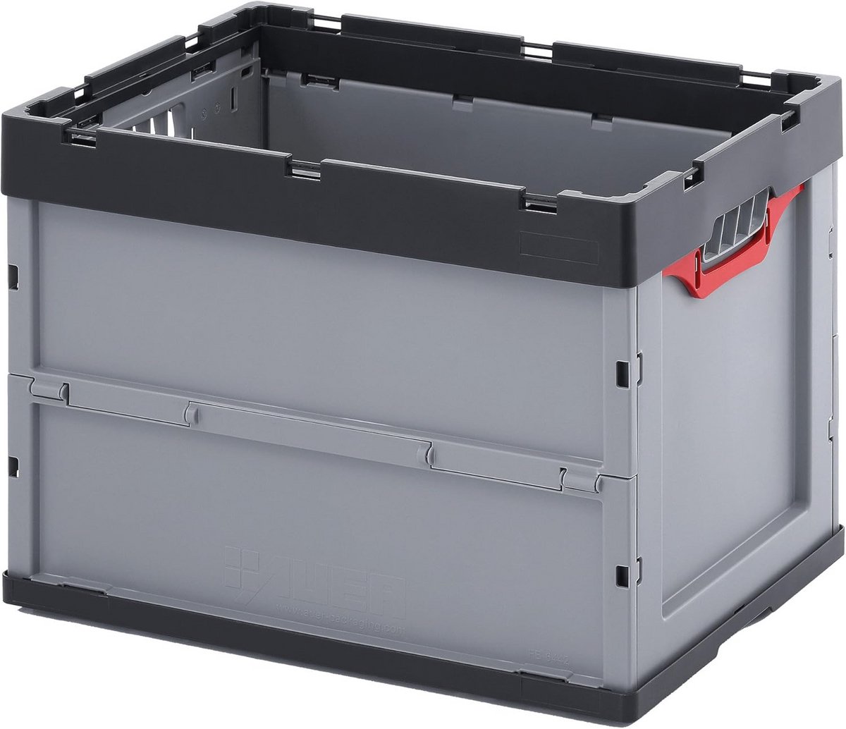 Professionele vouwdozen met deksel 2x, 60 x 40 x 42 cm - Ideaal voor transport, opslag en evenementen