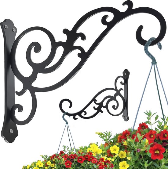 4st Dek Reling Plantenhanger, Verstelbare Plantenbak Beugels