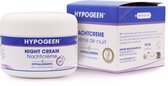 Hypogeen Nachtcrème 75ml – Hydraterende Crème met Hyaluronzuur, Squalaan & Q10 – Voor een Gladde en Stralende Huid – Vrij van Parabenen, Parfum en Siliconen – Hypoallergeen & pH-neutraal – Voor Gevoelige en Droge Huid