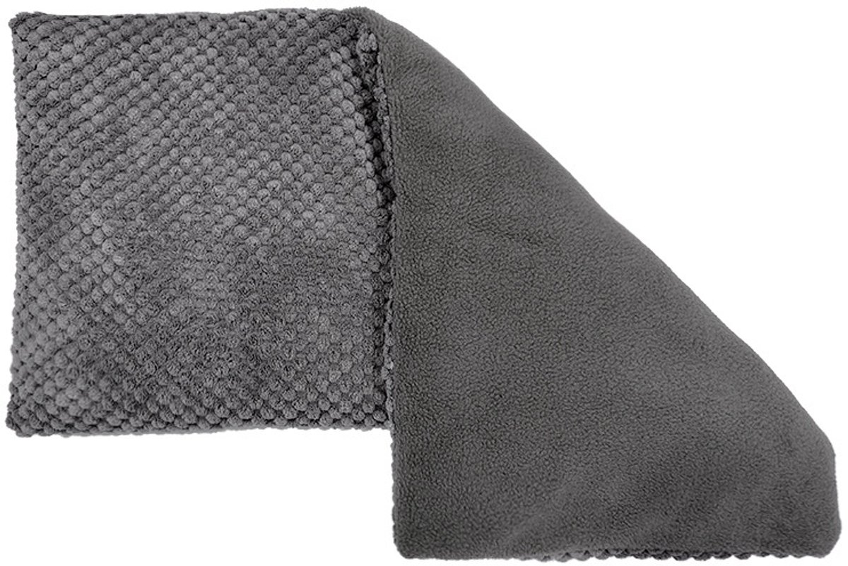 Magnetronverwarmend Kussen, Magnetronwarmwaterfles, Linzen, Kersenpit, Groot Verwarmend Zakje voor Hals, Schouders en Rug, Hals, Middel, Lavendel, Vochtige Warmte voor Kompressie 44*21cm