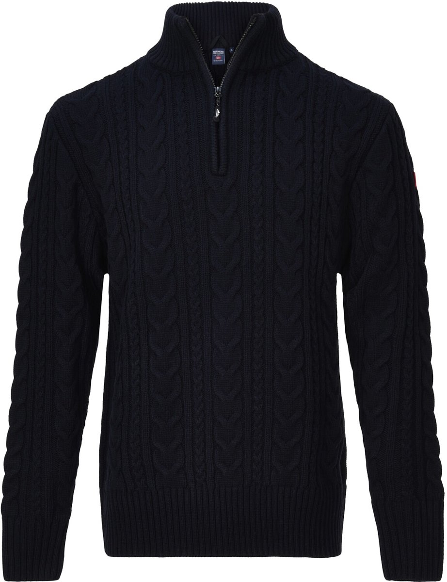 Nordberg Kol Sweater Half Zip Heren Blauw