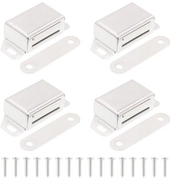 Sosoport 6 Stuks Rvs Magnetische Deurvanger Met Dubbele Magneten Voor