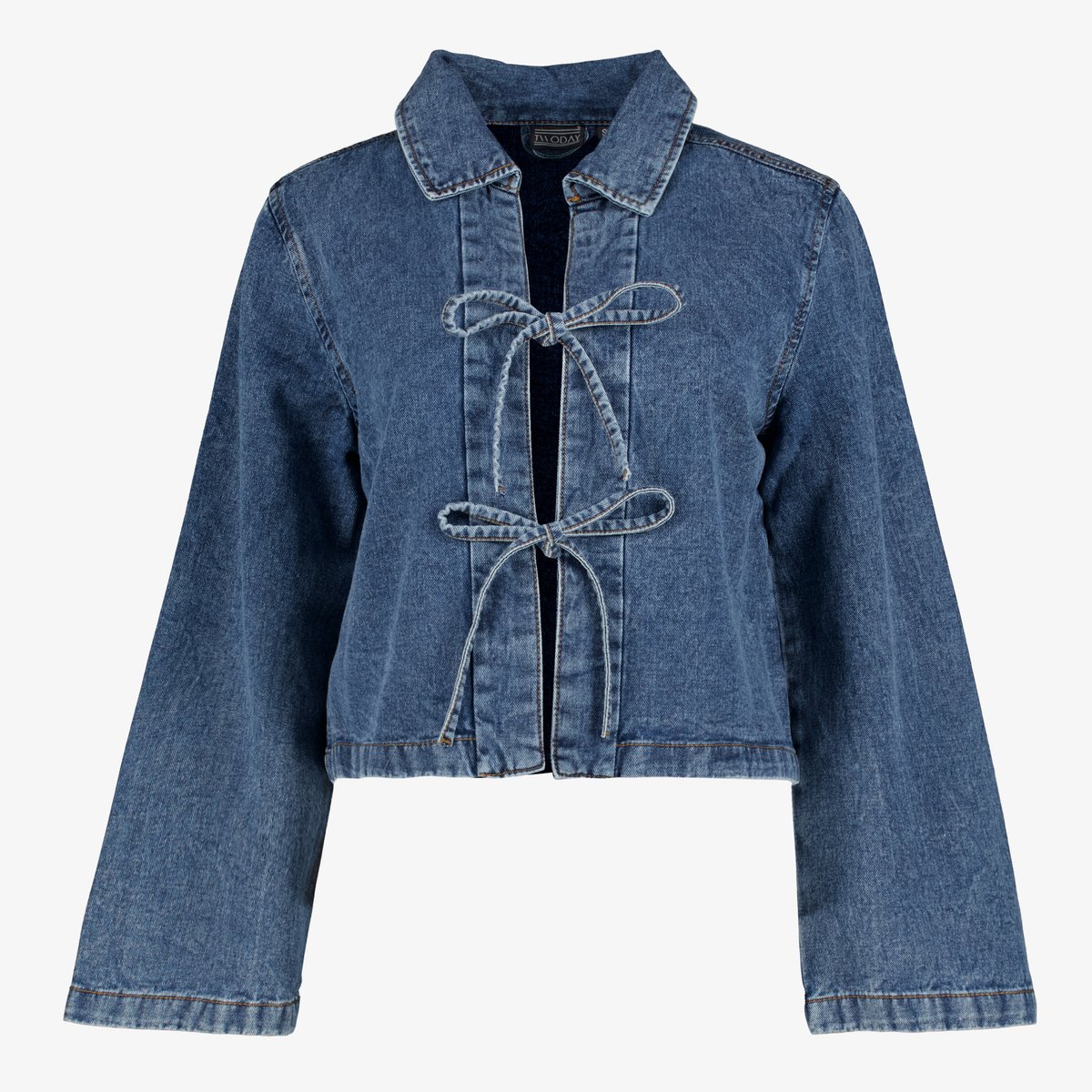 TwoDay korte dames spijkerjas blauw - Maat M