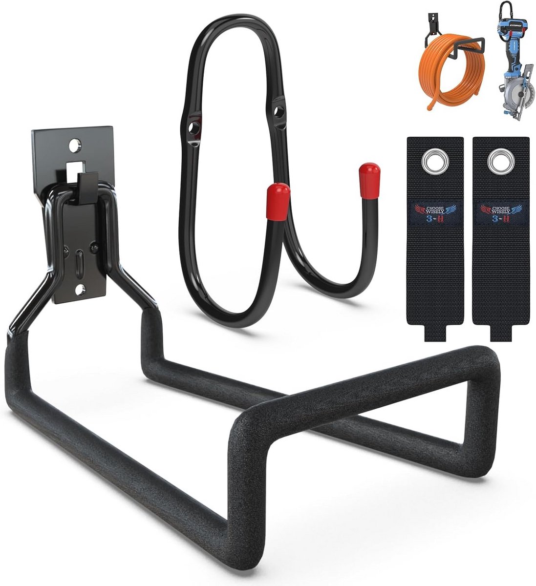 Wandslanghouder Tuinslanghouder Roestvrij Staal 2 Stuks 15 mm