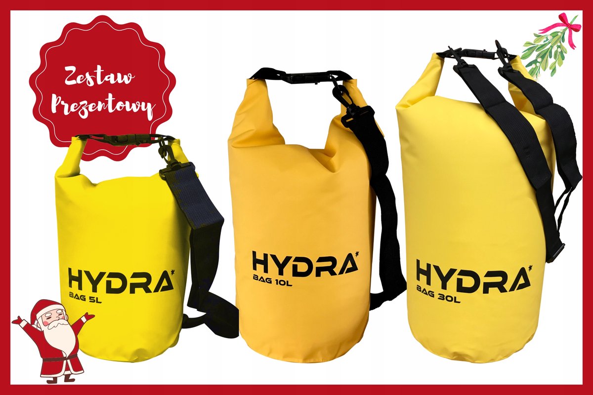 Hydra Cadeauset: Waterdichte Zakken voor Kajakkers en Avonturiers