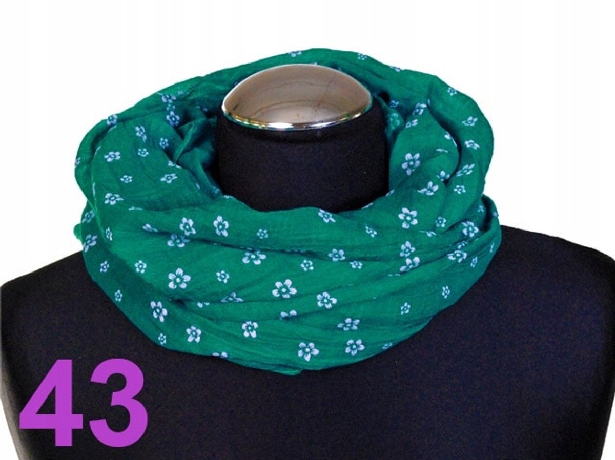 Kinder Sjaal - Lente/Zomer - Bloemenprint - 43