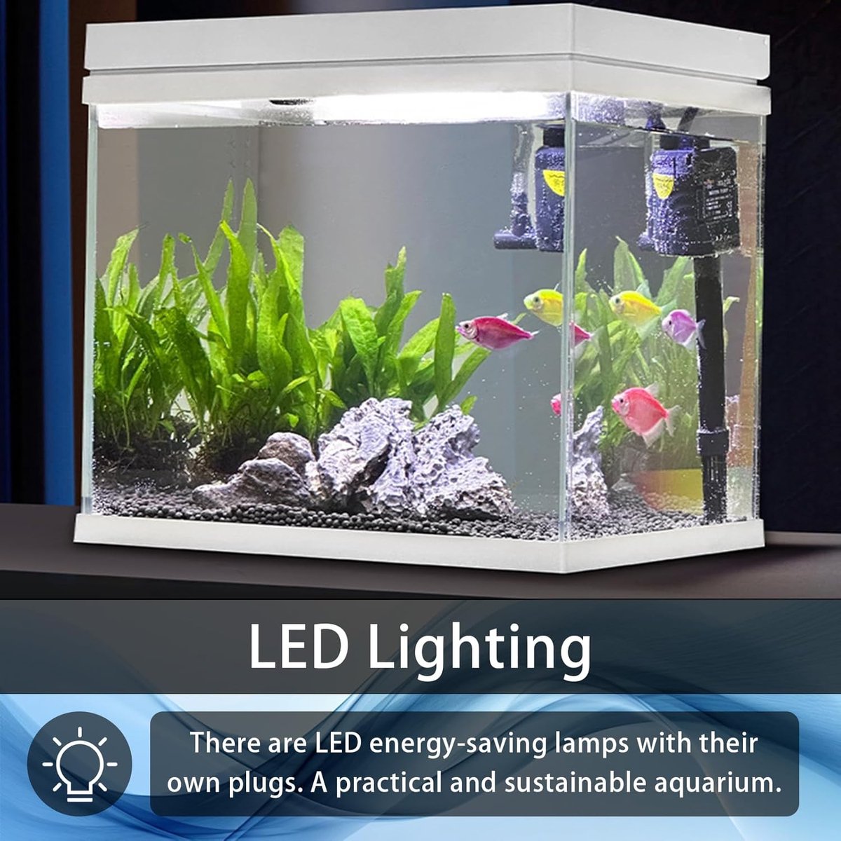 Complete Aquarium Set - Tri-Colour LED Tube thumbnail 3
