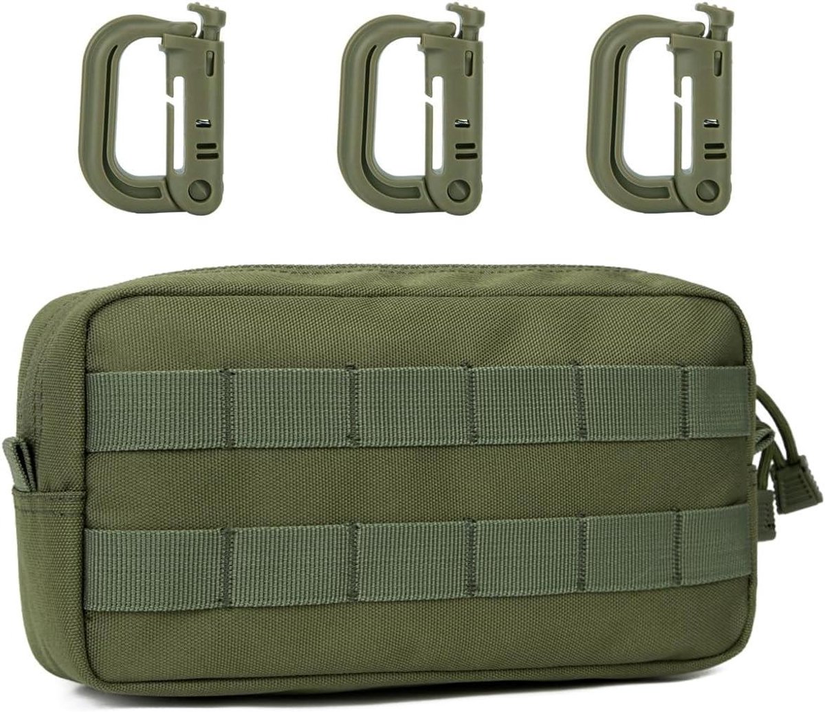 CSGoods - Molle heuptas voor outdoor, wandelen, jacht - EDC Utility met 3 hakenでも camping, training