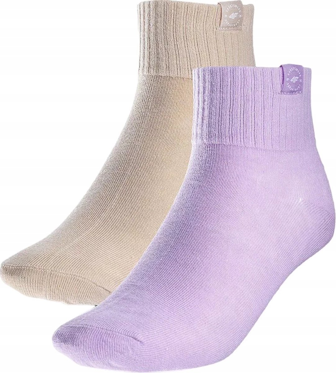 4F Sokken voor dames 2 paar comfortabel en stijlvol Multicolor