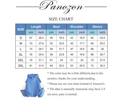 PANOZON Damen Kapuzenpullover Y2K KPOP Hoodie Mit Kapuze Dicke Fleecepullover Fleece Streetwear Winter Pullover