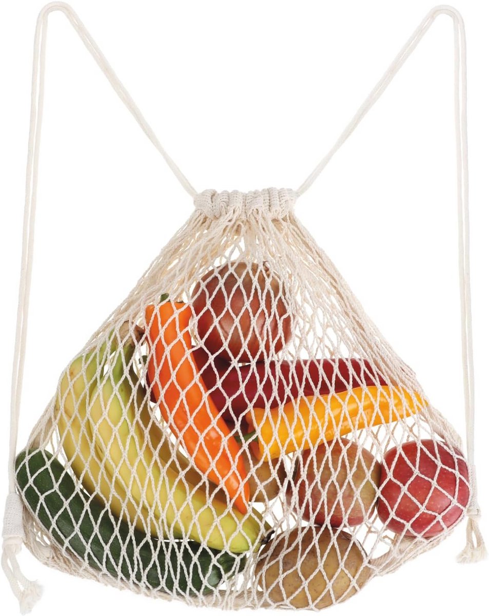 Herbruikbare Rugzak en Boodschappentas - Perfect voor Boodschappen en Winkelen