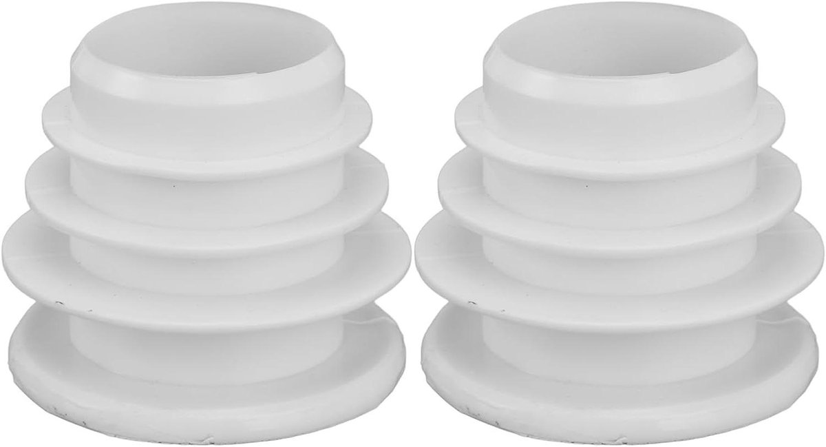 Allecta - Zwembadreiniger Skimmer Conus Adapter - Set van 2 Herbruikbare Silicone Valve Manchetten - Geschikt voor slangconus K121110 - Eenvoudig in Gebruik
