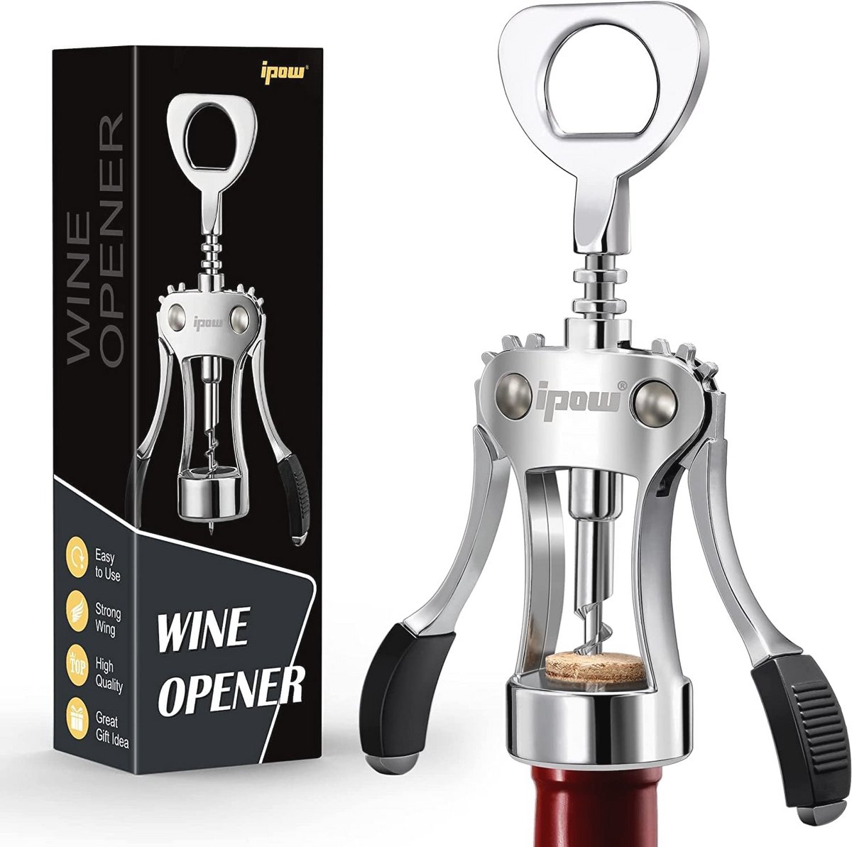 Multifunctionele Kurkentrekker en Wijnflesopener voor Wijn en Bier