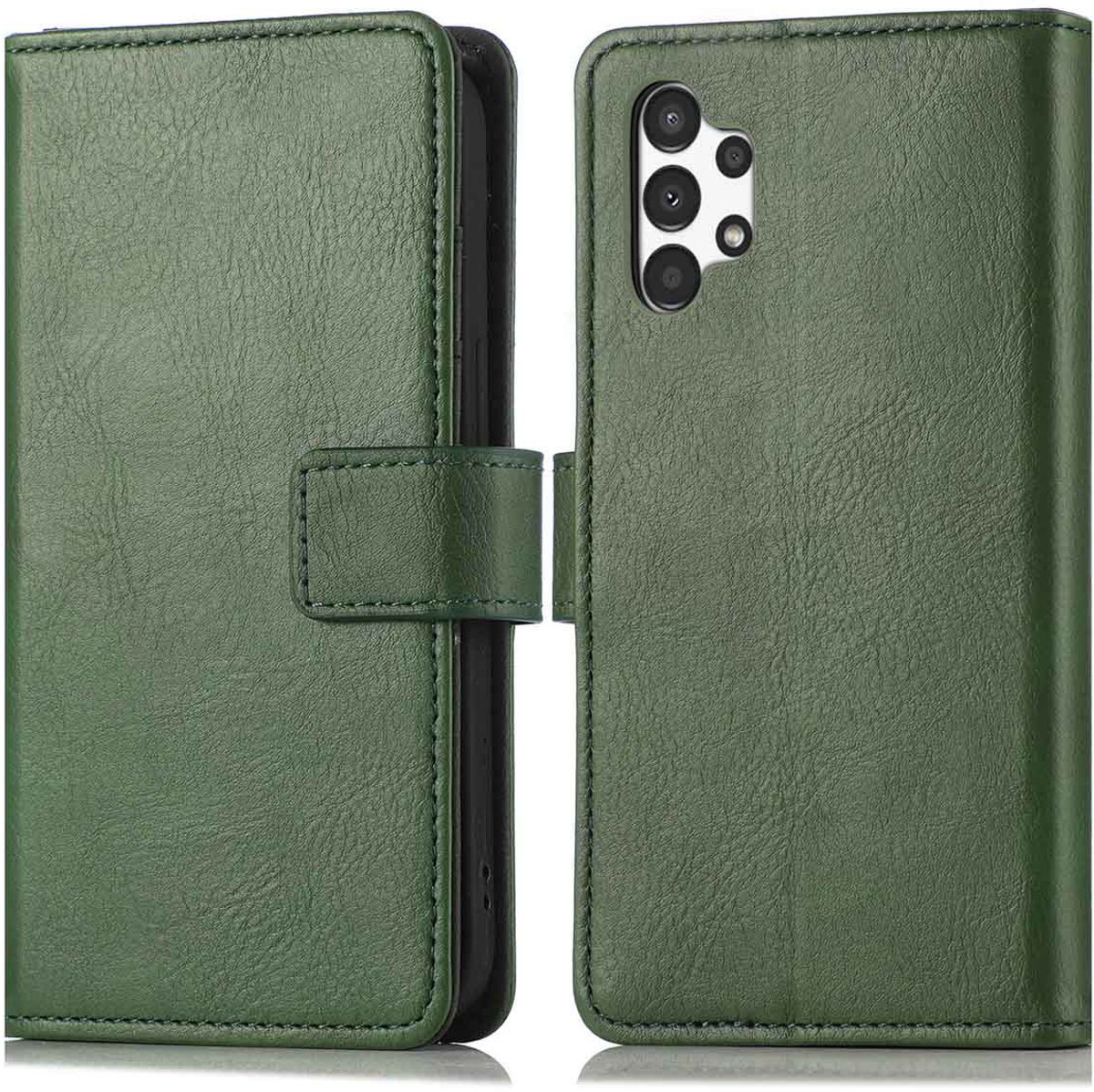 imoshion Hoesje - Geschikt voor Samsung Galaxy A13 (4G) - Luxe Bookcase - Groen
