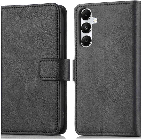 Étui imoshion - Compatible avec Samsung Galaxy A17 (5G) - Bookcase de Luxe - Zwart