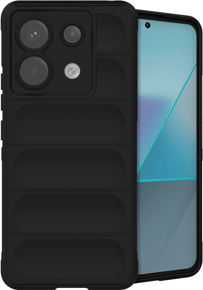 imoshion Hoesje - Geschikt voor Xiaomi Redmi Note 13 Pro (5G) - EasyGrip Backcover - Zwart