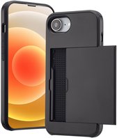 imoshion Hoesje met Pasjeshouder - Geschikt voor Apple iPhone 17e / 16e - Zwart