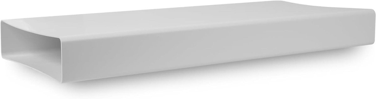 Rechthoekig plat kanaal voor ventilatiesystemen - 220 x 55 mm - 50 cm lang - ideaal voor verwarming en koeling