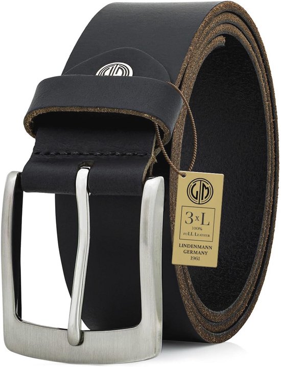 Lindenmann Leather Belt Men, Jeans Belt Men 40 mm Wide, Belt
