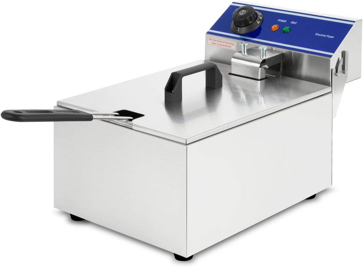 Professionele Elektrische Frituurpan 10 Liter 3000W met Koude Zone Principe