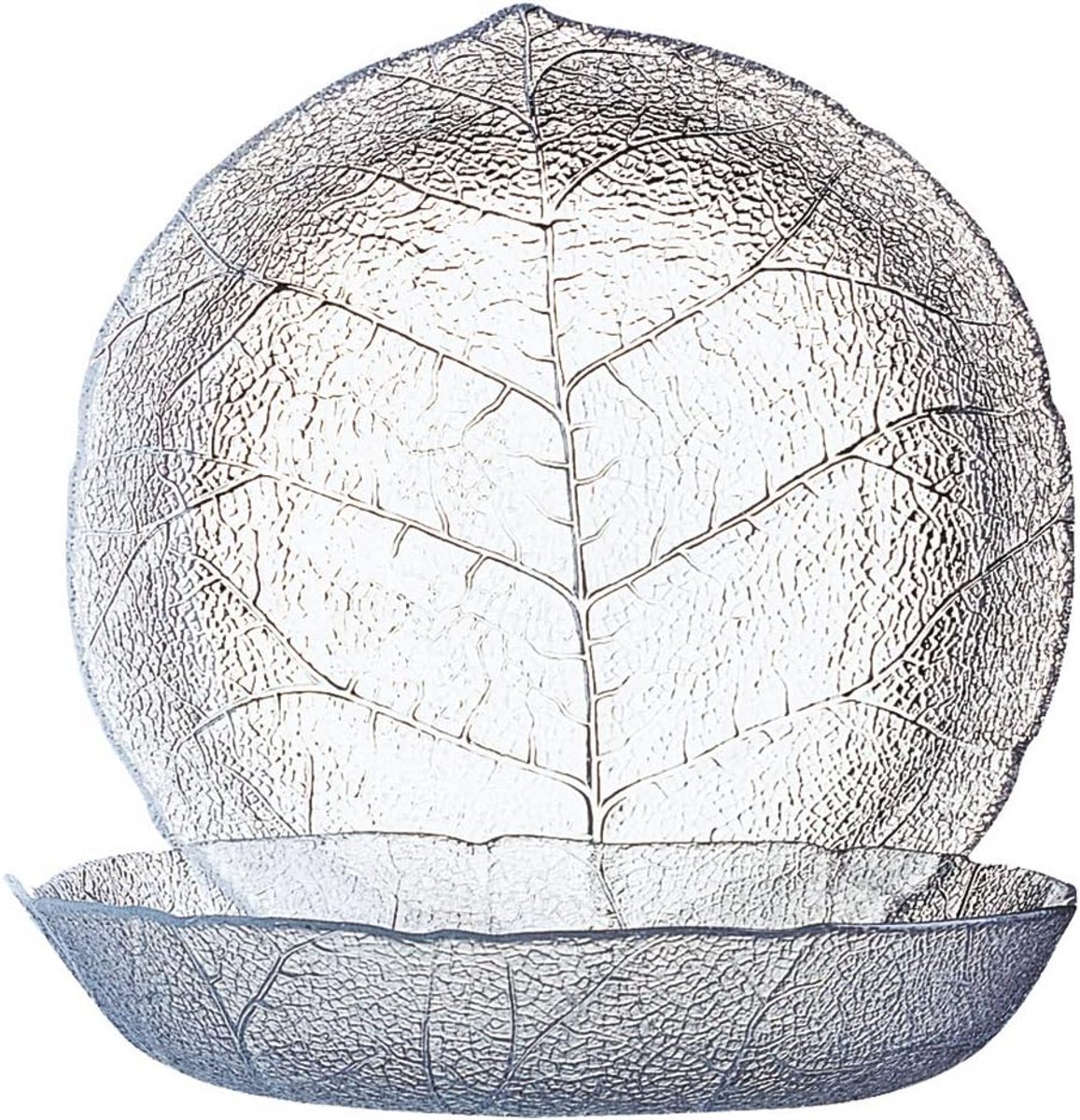 Diep Bord Glas 20,5 cm - Set van 6 - Elegant en Praktisch Servies