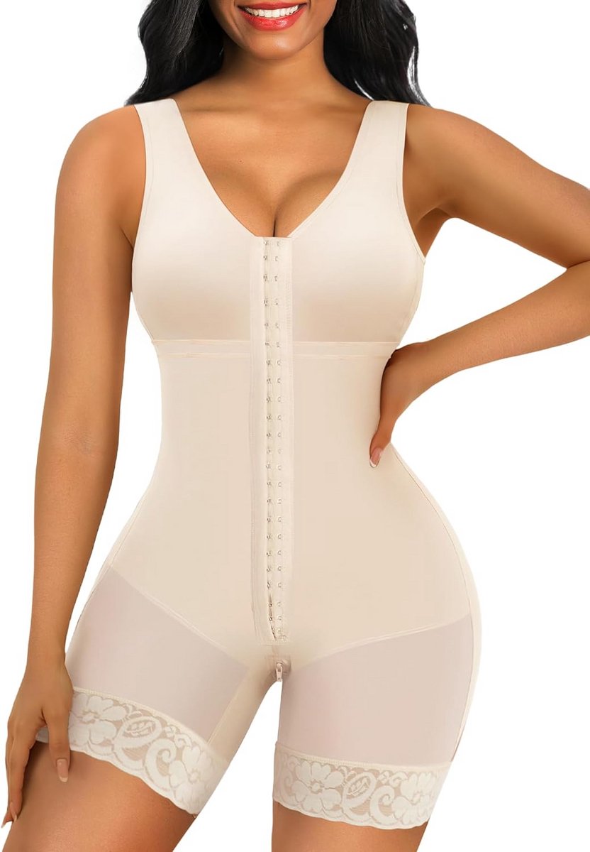 Full Body Shaper met Buikcontrole - Postpartum Body Shapewear met Billenlifter