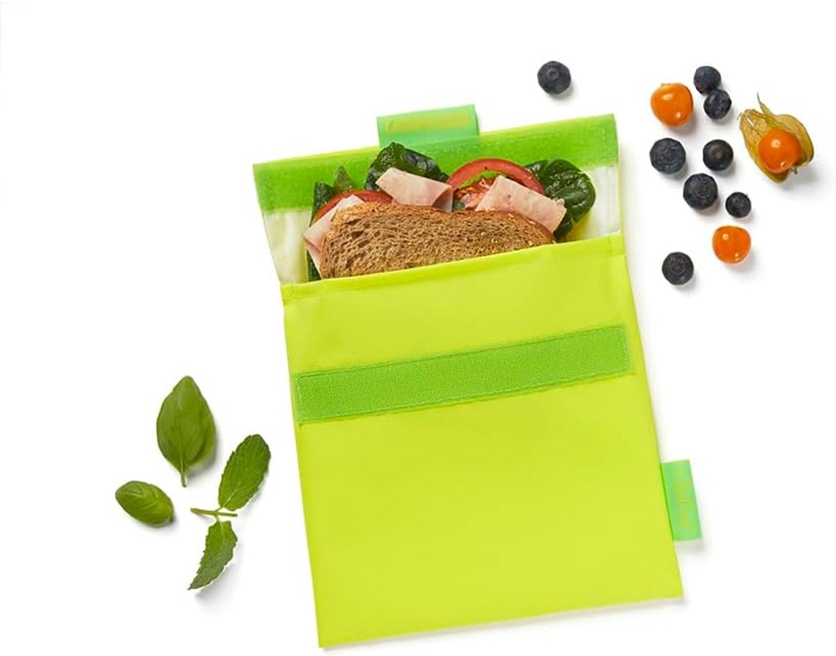 Herbruikbare Snackzakjes voor Broodjes en Snacks - Eco-vriendelijk en Wasbaar