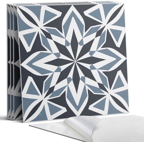 Art3d decoratieve 3D-wandpanelen zwart 20 stuks, 1,8 m² PVC interieur wanddecoratie, 30 cm x 30 cm