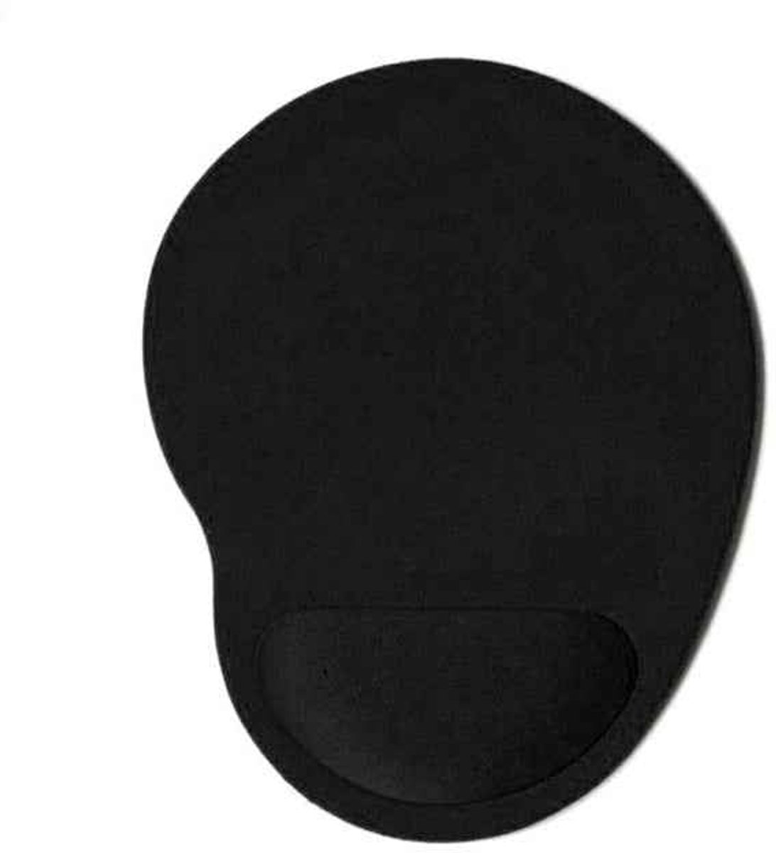 Gadgetpoint - Antislip Muismat - Polssteun - Mousepad - Rond Zwart