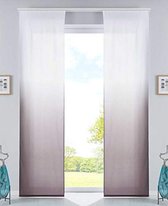 Set van 2 moderne ondoorzichtige schuifgordijnen met kleurverloop - 245 x 60 cm