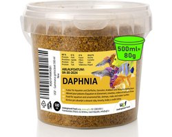 Premium Daphnia watervlooien - Gedroogd visvoer voor siervissen 500 ml