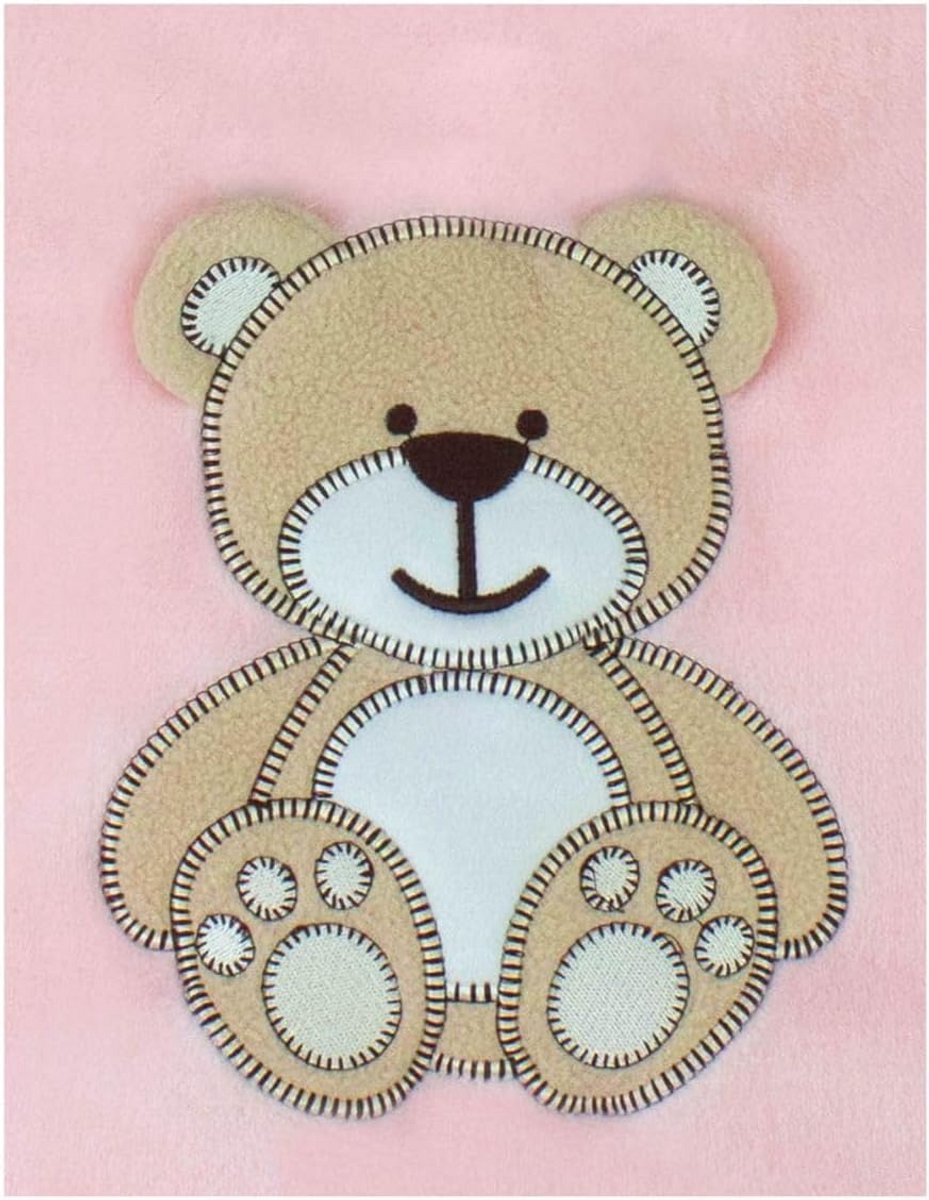 Zachte babydeken met Öko-Tex-certificaat - Roze knuffeldeken voor jongens en meisjes - Perfect als cadeau voor doop of geboorte