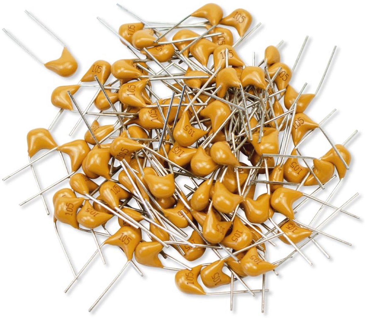 100pcs 50V 1uF Monolithische Keramische Condensatoren voor Elektronische Toepassingen
