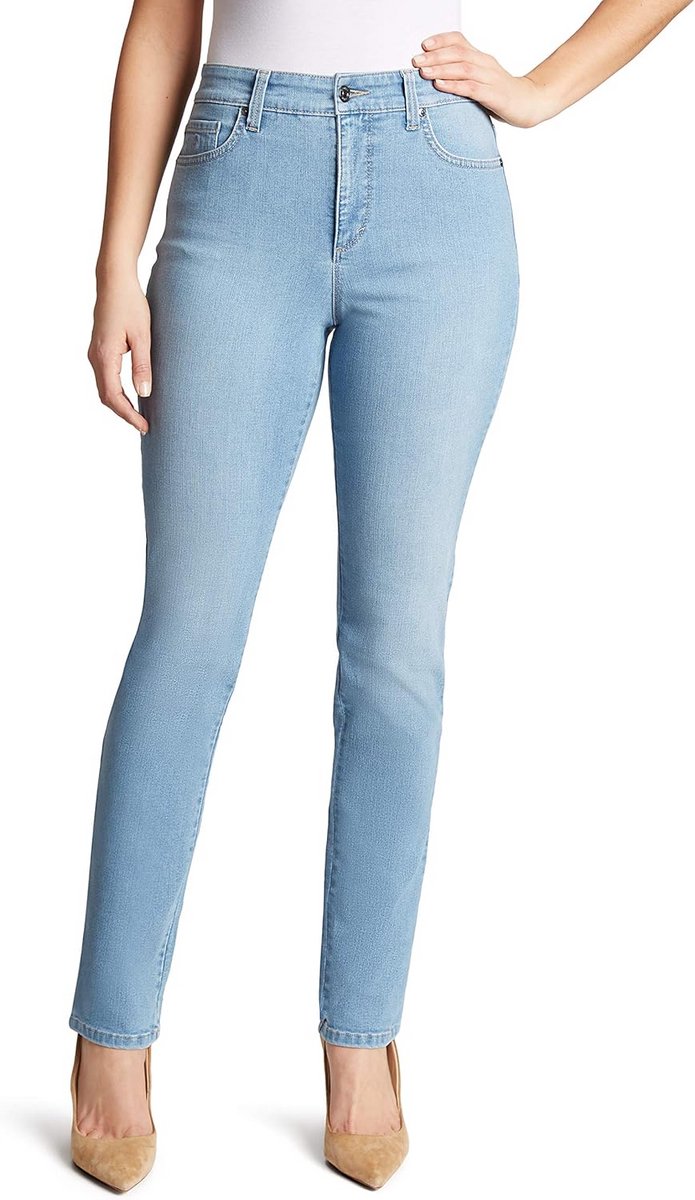 Dames Jeans Amanda Klassiek Hoge Taille Tapered Fit - Comfortabele Straight Leg Broek
